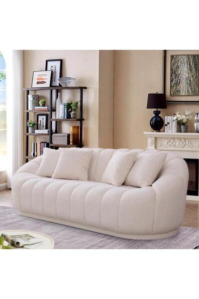 homejoyz Bokley Sofa 3 Seats - Swedish Wood - 280×85×85 cm