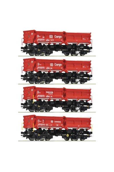 Roco Set de 4 vagoane basculante, DB, H0