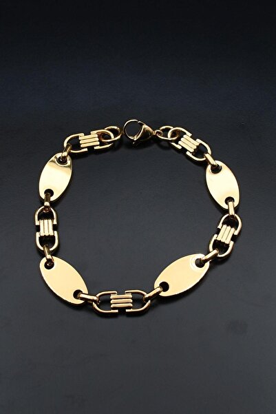 Prestige Gemici Model Stainless Steel Bracelet Gold Plated10Mm 902604