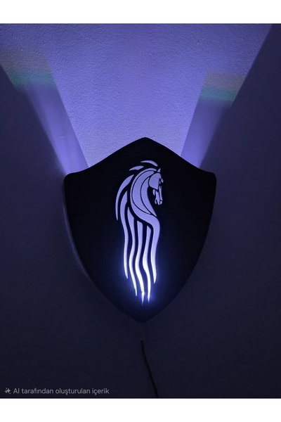 Pilovestik Rohan Emblemi Lord Of The Rings RGB Kumandalı Duvar Dekoru,Lotr,Ro...