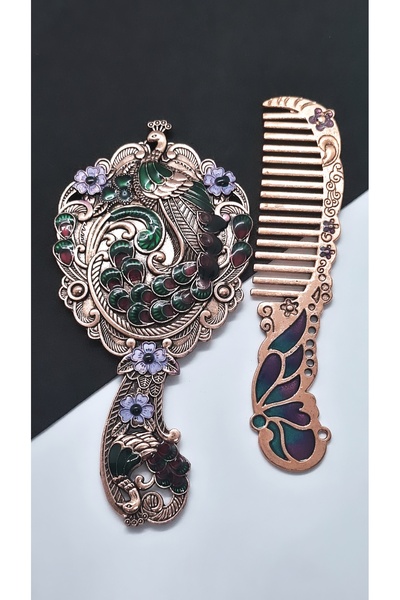 Serenity Özel Kutulu Hediyelik Otantik Ayna Takımı14