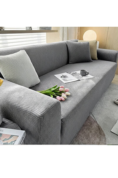 kutlale Lycra Pitikare Pattern 3-Person (1 Piece) Armchair, Sofa, Sofa Bed Co...