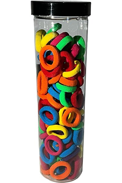 Generic ١٠٠ قطعة من ربطات الشعر المطاطية، وحلقات الشعر للنساء، وربطات الشعر ا...