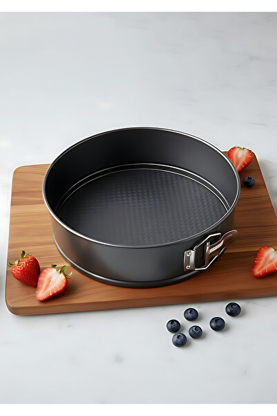 Bisbell Non Stick Round Springform Pan 12cm with Clip, Removable Base Cake Mo...