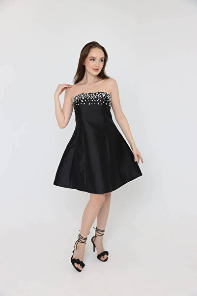 2TRENDY black strapless dress