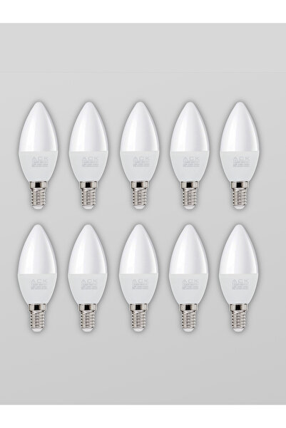 ACK Mum LED Ampul 7W E14 4000K 10 Adet
