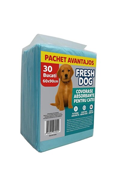 FRESH dog HYGIENIC MATS FOR DOGS, FRESH DOG, 120 PCS (4 PACKS X 30 PCS)