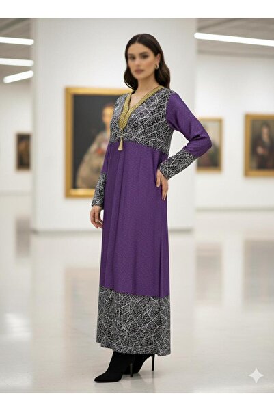 ALnama Elegant colorful women's jalabiya