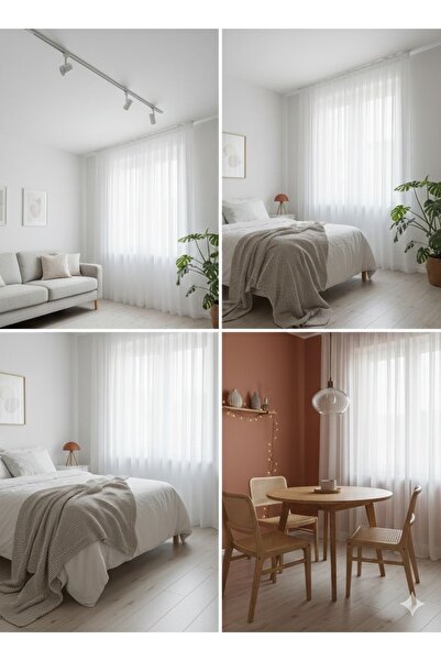 Tuba Çelik Home Hazır dikili tül perde