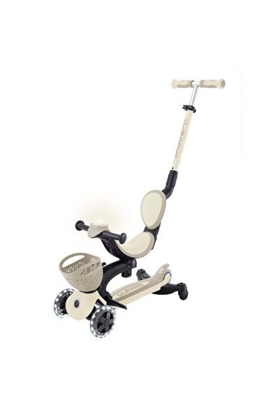 NW NessiWorld Globber Go Up Baby 360 Işıklı Scooter Koyu Bej