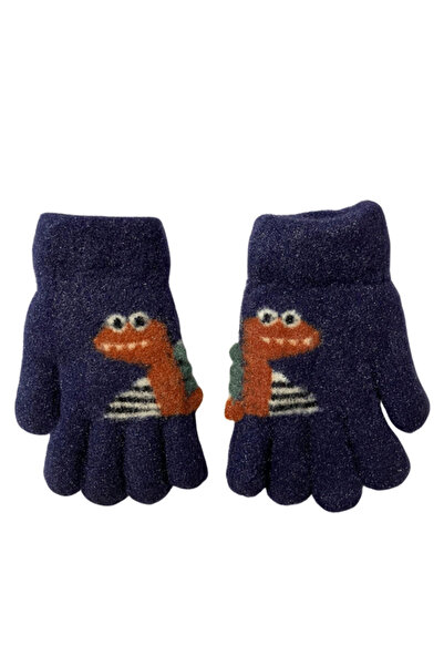 LİNOTTİ Boys' Winter Gloves 3-5 Years Old - Fleece Lining