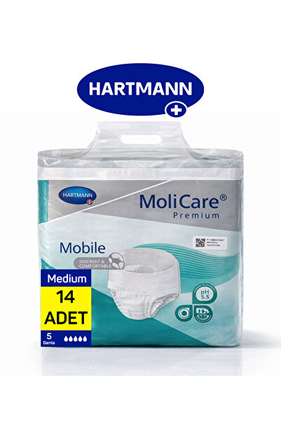 Hartmann Molicare Premium Mobile Medium 14 Pieces Panty Type Adult Patient Di...