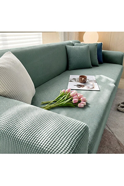 kutlale Lycra Pitikare Pattern 3-Person (1 Piece) Armchair, Sofa, Sofa Bed Co...