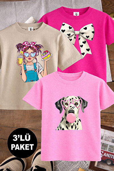 twins tailors Πακέτο 3 τεμαχίων με στάμπα σκύλου που μασάει τσίχλα και κορδέλ...