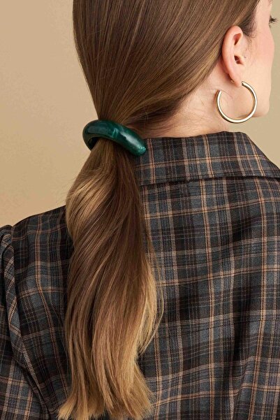 New Obsessions Acrylic Arch Elastic Ponytail Buckle