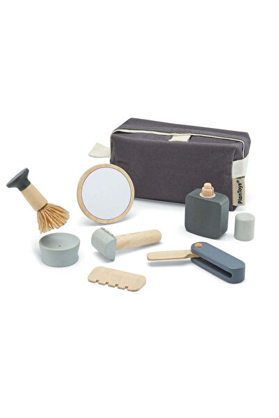 PLANTOYS Shave Set — Wooden Pretend Play Grooming Set