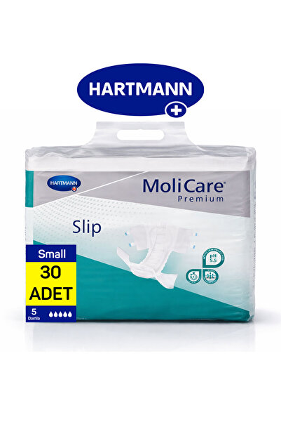 Hartmann MoliCare Premium Slip Small 30 Adet Bel Bantlı Yetişkin Hasta Bezi 5...