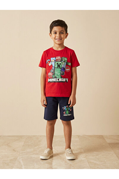 ALYAKİDS Boy's Cute Character Printed Cotton Combed T-Shirt and Shorts Bottom...