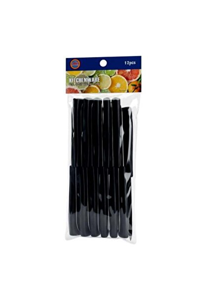 Generic Black Medium Fruit Knife Set – 12 Pieces