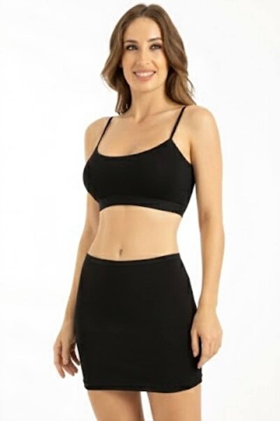 Love Dream Underwear Jupon de damă, lungime mini, din țesătură de bambus, căp...