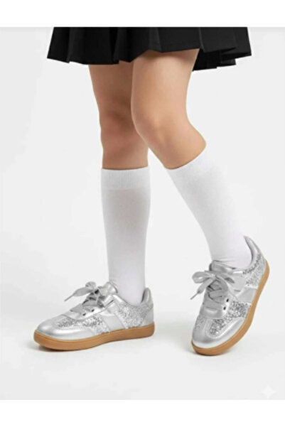 Benittokids Αθλητικά παπούτσια για κορίτσια με φιόγκο βέλκρο και γκλίτερ BNT192