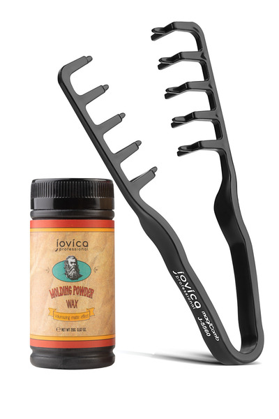 Jovica Magicomb Miracle Comb and Powder Wax Hair Styling Set