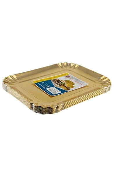 Generic Paper Dessert Plates 18 × 24 cm - 9 Pieces