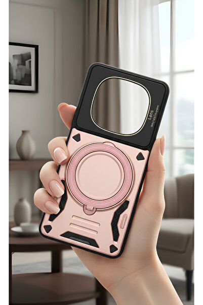 TechTrove 3D Camera Lens Protected Ring Stand Case Compatible with Redmi Note...