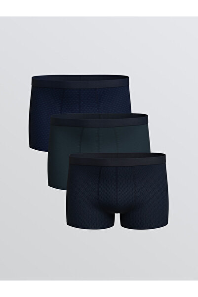 LC Waikiki Peak New Season Standard Fit Cotton Flexible Men's Boxer 3-Pack