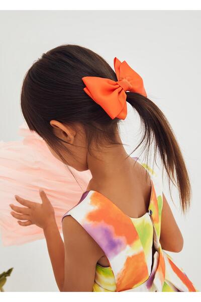 Abel & Lula Mayoral Abel Lula Girls' Single Bow Buckle Garnet Orange