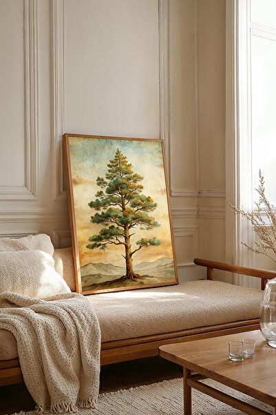 Dekorsiahome Tablou dintr-o singură bucată cu ramă din lemn TK2970