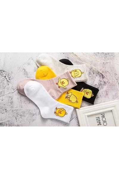 çorapdunyam 5 أزواج من جوارب التنس الملونة للجنسين بنمط مختلف وقابلة للغسل