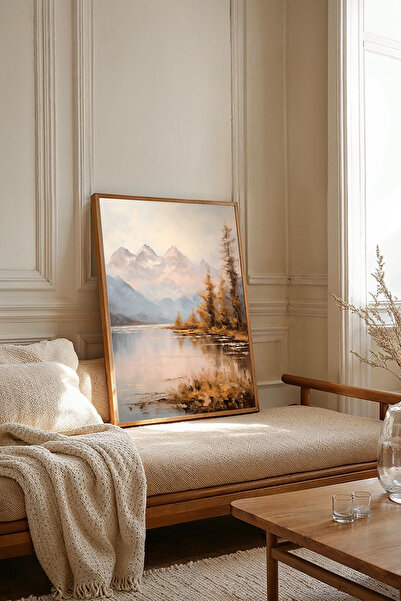 Dekorsiahome One Piece Wooden Framed Painting Tk2983