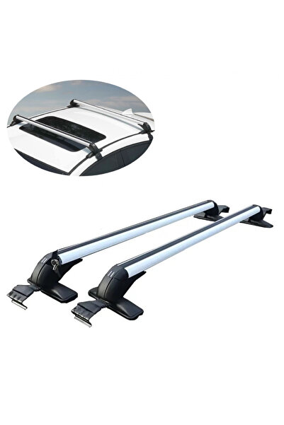 realauto Bare Portbagaj Universale Transversale Aluminiu cu cheie-set 2 bucati