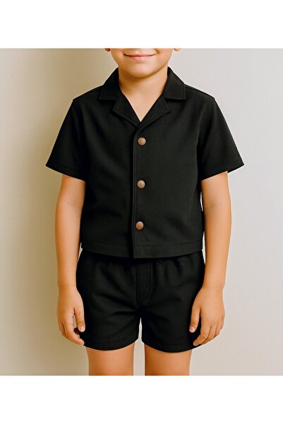 shop Set din 2 piese pentru băieți, cu închidere tip snap și țesătură.