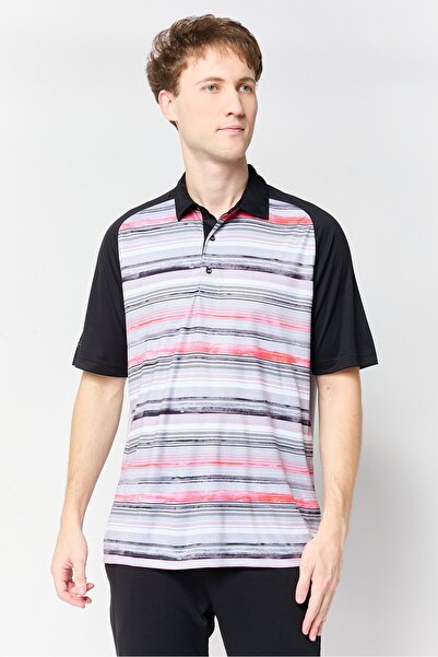 Greg Norman Men Sportswear Fit Short Sleeve Outdoor Polo Shirt, Multicolor