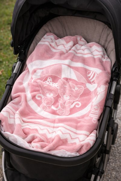 RUKİYE YAVUZ Pamuk Pazen Cotton Winter Baby Blanket 95X20Cm – Soft, Warm, Suitable for Daily Use