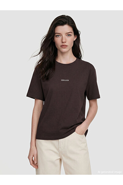 LC Waikiki Peak New Season Crew Neck Printed Women's T-Shirt