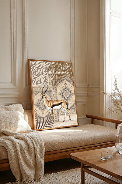 Dekorsiahome Tablou dintr-o singură bucată cu ramă din lemn TK2967