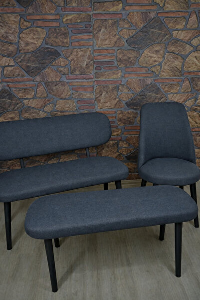 kılıfteks Bench ve Puf Takımı Kılıf Seti - 2 Sandalye, 1 Bench, 1 Puf Örtüsü