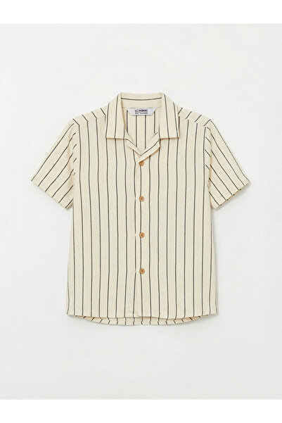 LC Waikiki Rmz Gi̇yi̇m Farkiyla Striped Boys' Shirt