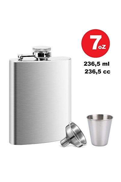 BGA Outdoor kamp paslanmaz Çelik cep matara 1 pcs bardak ve huni set