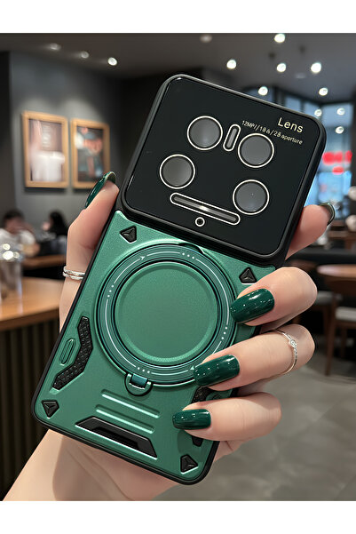 TechTrove 3D Camera Lens Protected Ring Stand Case Compatible with Mi 14 Ultra