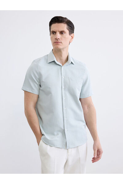 LC Waikiki Standard Fit Embroidered Men's Shirt from Uzg Store for Style Enth...