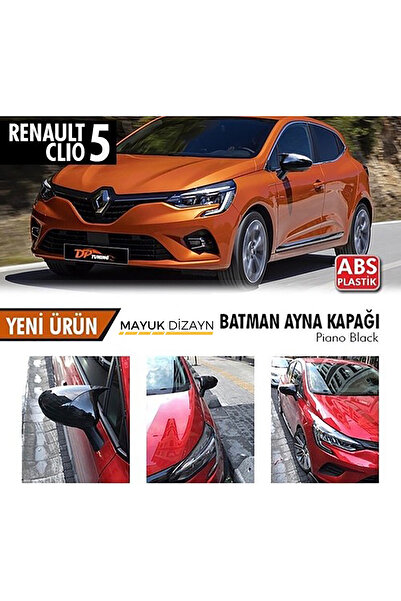 özgürce Clio 5 (2019+) Batman Yarasa Ayna Kapağı ve Montaj Bandı Seti