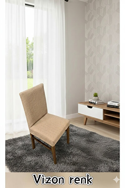 Hazineci Bey Diamond Pattern Chair Cover, Stretchable Elastic, Lycra, Flexibl...