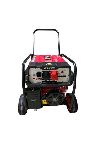 WEDOO Benzinli Jeneratör İpli/Marşlı 10 kwa Trifaze/Monofaze