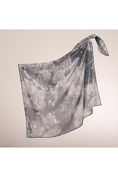 PİRAMİT Naturel Eşarp | Düzensiz Doku