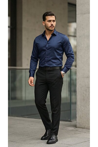 Kanonik Education Men's Satin Classic Shirt