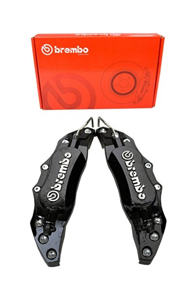 özgürce Siyah Metal Jant Kaliper Kapağı Kabartma Yazılı 2'li Set